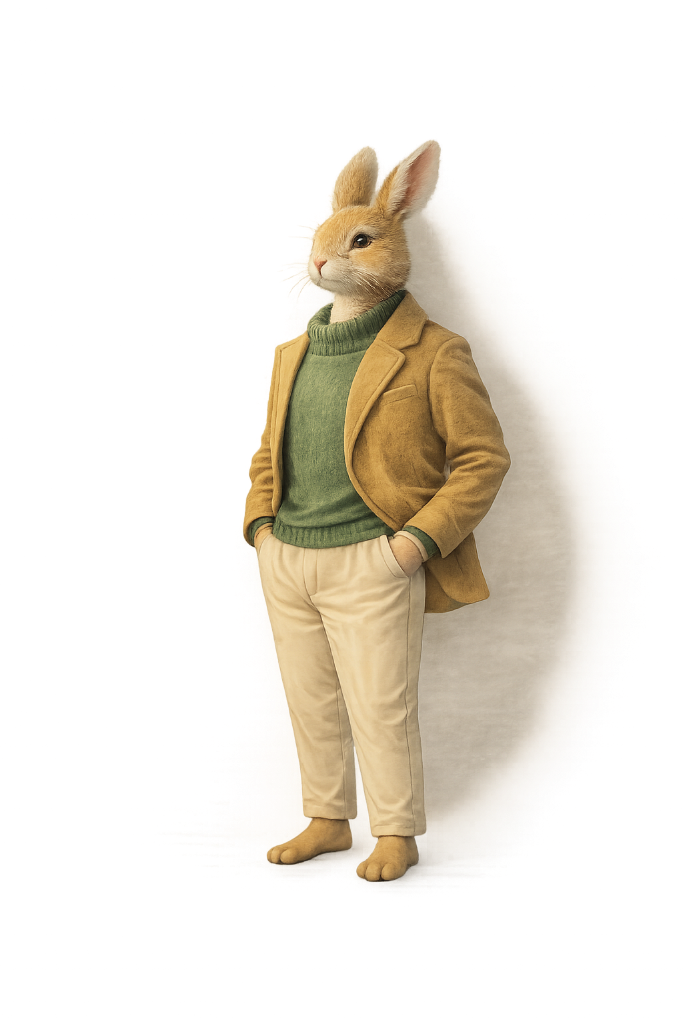 Fast Bunny Character - The Gentleman