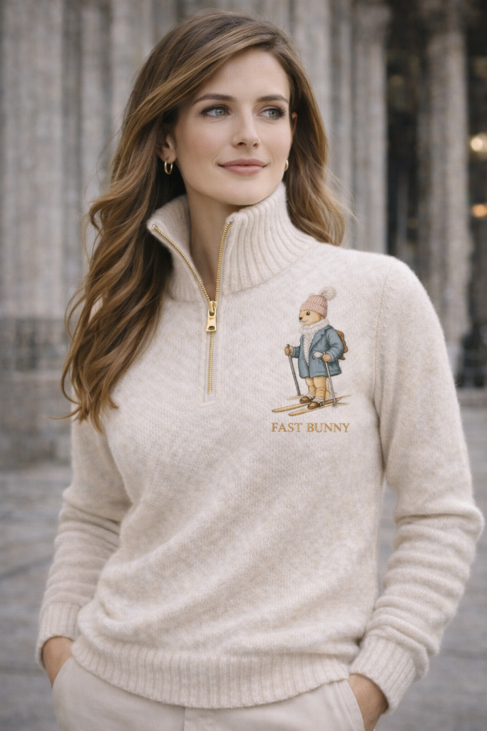 Heritage Knit - Timeless knitwear with Fast Bunny character